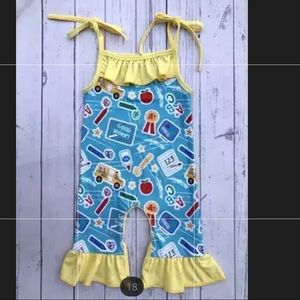 Back to school romper